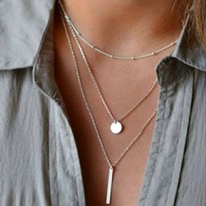 Fashion bead multi layer necklace